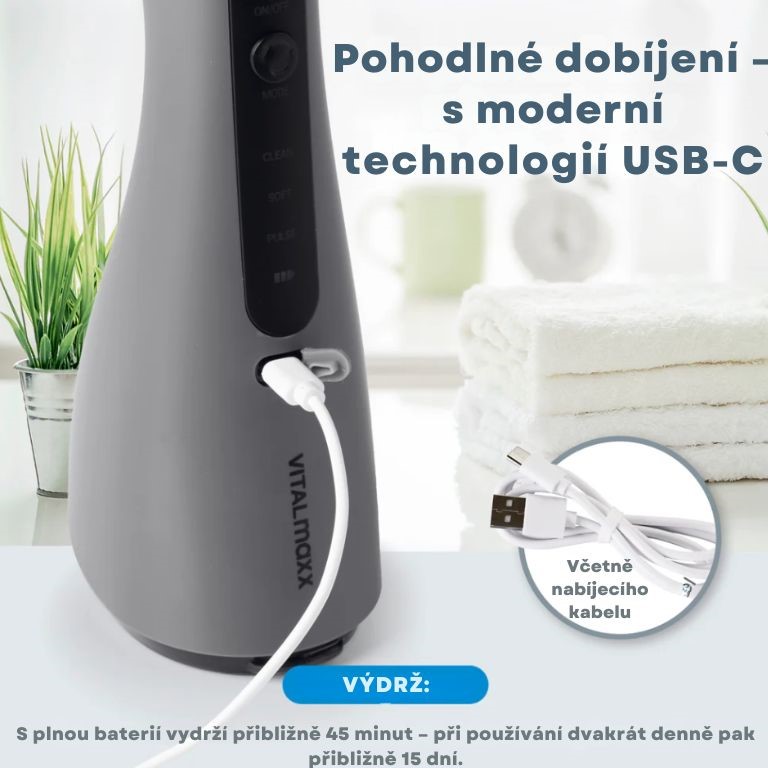 VitalMaxx AKU Ústní sprcha 16666 (8)